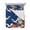 Blue, variant on Quilts Twin Size Bedding Set, Japanese Style Lightweight Quilted Comforter, Country Vintage Blossom Peony Birds Soft Reversible Bedspread Coverlet with Pillow Covers for All Season, 68" x 86"