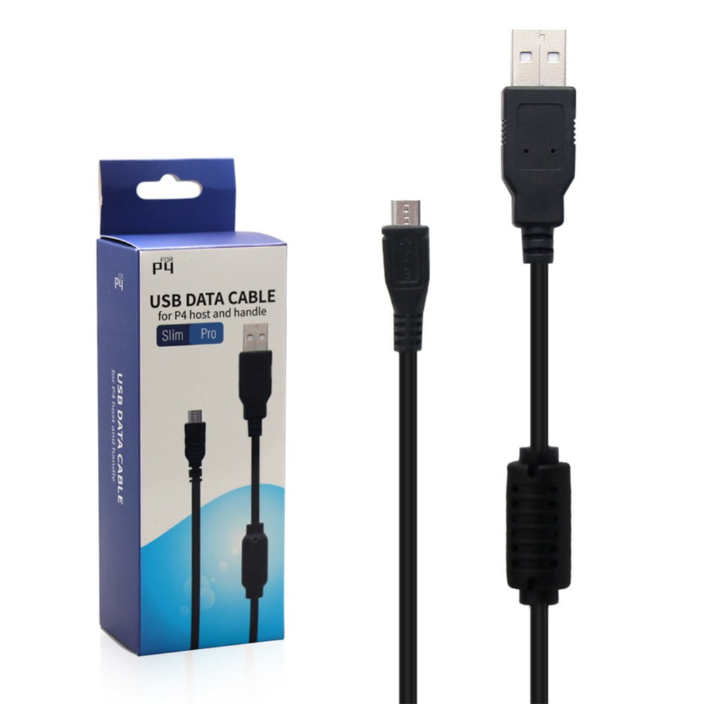 2 In Micro Charging USB Cable Charger For Sony PS4 Slim Game Controller -