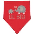 thumbnail image 2 of Inktastic Lil Bro Matching Elephant Baby Bandana Bib, 2 of 4