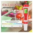 thumbnail image 2 of 4 In 1 Water Quality Tester PH Meter Digital LCD PH/TDS/EC/TEMP EZ 9908 Monitor Tester For Pools Drinking Water Aquariums, 2 of 7