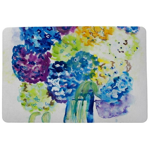 Betsy Drake DM022 Hydrangea Door Mat - 18 x 26 in.
