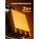 thumbnail image 2 of Calefactor enchufable Brightown 800W con control remoto y pantalla LED, 2 of 7