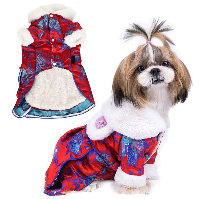 Abrigo cálido para perros, Otoño Invierno Algodón Lindo abrigo para mascotas Abrigo de algodón para mascotas Rendimiento de primer nivel