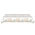 thumbnail image 2 of Easter Dinner Table Decor Easter Bunny Disposable Tableware Set Spring Floral Party Supplies with Happy Easter Banner Tablecloth Plates Cups Napkins (Rabbit Tablecloth) 1Pcs, 2 of 8