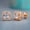 Gold, variant on TopLLC Stud Earrings 925 Gold Rose Gold Earrings for Women Fashion Jewelry Jewelry Gifts