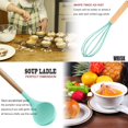 thumbnail image 4 of 27 Kitchen Utensil Set - Silicone Cooking Utensils - Wooden Kitchen Utensils Set - Silicone Spatula Set Utensil Set - Silicone Utensils Cooking Utensil Set - Kitchen Tools Gadgets with Holde, 4 of 8
