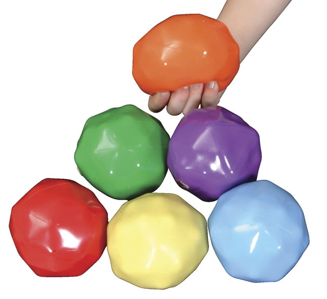 Abilitations Yuck-E-Balls, Assorted Colors, set of 6