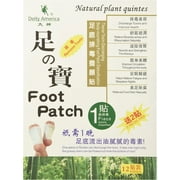 Deity America Natural Plant Quintes Foot Patch 1 12 Each - (Pack of 3)