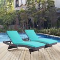thumbnail image 1 of Modway of 2 Convene Wicker Outdoor Patio Furniture Lounge Chair, 1 of 4