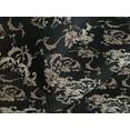 thumbnail image 3 of Ambesonne Vintage Quilted Coverlet 3 Pcs, Flowery Curves Baroque Art, Queen Size, Charcoal Grey and Tan, 3 of 4