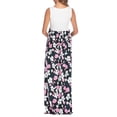 thumbnail image 4 of Dalazy Robe d'Été Imprimée Florale Maternité Sans Manches Gravida Taille Haute, 4 of 9