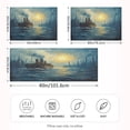 thumbnail image 4 of Dailycode Satin Pillow Case King Silk Pillow Cover for Hair and Skin Envelope Closure Steamship Sailing on Sea 20"x40", 4 of 9