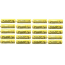20-PCS AA 400mAh Rechargeable Batteries NiCd 1.2v Solar Ni-Cd Light RELIGHTABLE LED F20