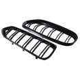 thumbnail image 4 of piezas de cubierta de marco de rejilla delantera de coche estilo fibra de carbono para Z4 G29 2019-2022, color negro, 4 of 5
