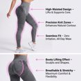thumbnail image 5 of 3D Leggings for Women, High Waisted Body Sculpt Compression Workout Leggings, Yoga Pants, Pilates, Gym, Casual, 5 of 7