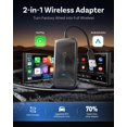 thumbnail image 3 of Adaptador inalámbrico CarPlay y Android Auto OTTOCAST Play2Video, 3 of 6