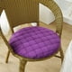 thumbnail image 4 of Cojín redondo para silla, cojín de suelo de tatami de felpa, 1 cojín redondo de 40 cm con base antideslizante y funda lavable a máquina, para sillas de comedor, taburetes y comodidad, 4 of 8
