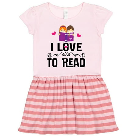 

Inktastic I Love to Read Gift Toddler Girl Dress