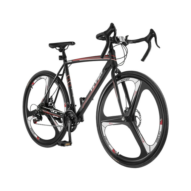 VEVOR Road Bike Racing Bicycle 700C Shimano 21 Speeds Carbon Steel Frame Disc Brake