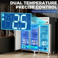 thumbnail image 2 of Coolski Commercial Refrigerator and Freezer Combo Reach-in Freezer 54 Cu.ft, 72" W 3 Door, 2 of 9