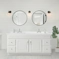 thumbnail image 2 of Design House Concord Vanity in White with Solid White Cultured Marble Top, Fully Assembled, 61-Inch, 2 of 17