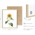 thumbnail image 3 of Haus and Hues Sunflower Wall Decor and Sunflower Posters - Sunflower Bedroom Decor, Sunflower Paintings for Wall, Yellow Wall Art, 3 of 6
