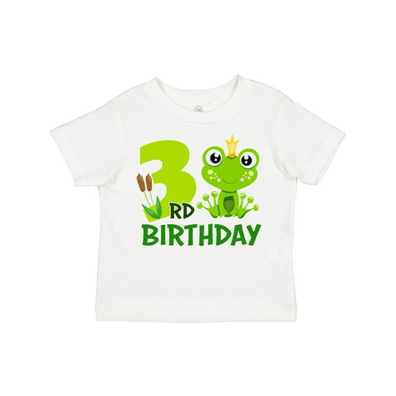 Inktastic 3rd Birthday Prince Frog Boys Toddler T-Shirt