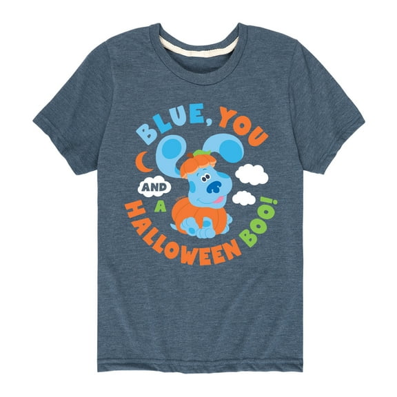 Blue's Clues & You! - Blue You And Halloween Boo - Toddler And Youth Short Sleeve Graphic T-Shirt