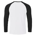 thumbnail image 5 of MOJOGO Color Block Tops for Men Strenchy Long Sleeve Pullover Tops T-Shirts Cozy Lounge Casual Wear M, 5 of 5