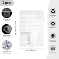 thumbnail image 2 of Organiser Box 2pcs Jewellery Organiser Craft Storage Box Plastic 24 Grids Storage Box With Compartments Screw Storage Diamond Art Storage Box Bead Storage Box Snack Box Snackle Box Earring Box, 2 of 6