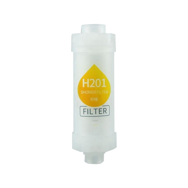 Fragancia Filtro de ducha Purificación Eliminación de cloro Suministros de baño (Limón)