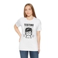 thumbnail image 5 of Women's Testing Female Teacher Test/Exam Day Cotton Shirt, 5 of 9