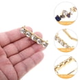 thumbnail image 3 of 8 Pcs Boucles de Lacets en Alliage Décoratives Ajustables (Argent), 3 of 5