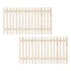 thumbnail image 2 of ColoMX 2 unids Mini Casa Cerca de madera Modelo Adorno Mini House Props Cuadro Miniatura Decorativa, 2 of 7