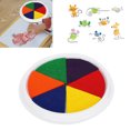 thumbnail image 4 of Ink Pads 6 Colors for Children DIY Finger Palm Painting Graffiti Washable NonToxic Paint, 4 of 5