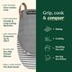 thumbnail image 5 of Cuisinart Mini Guantes De Horno – 5,5 X 8 Guantes De Cocina Resistentes Al Calor Para Horno Con Relleno De Algodón De Silicona Impreso Antideslizante Y Lazo De Piel Sintética – Juego De Guantes De Hor, 5 of 5