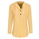 thumbnail image 5 of Camisas holgadas,Camiseta informal de manga corta con cuello redondo y capucha para mujer, mezcla de poliéster, suave y cómoda, para uso diario, sopatenor, 5 of 9