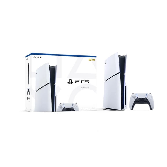 Open Box Sony PlayStation 5 Slim Console 1TB SSD White/Black 1000039671