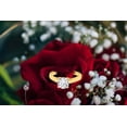 thumbnail image 6 of Mauli Jewels Women's 1.5 Carat Round Moissanite Diamond Engagement Ring in 14K Gold, 4-Prong Setting, 6 of 6