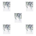 thumbnail image 1 of Billuyoard Cortina de ducha con estampado de hojas, cortina de baño impermeable, sin piel, planta de poliéster con LS-015, 150x180cm Type2 NO2, 1 of 6