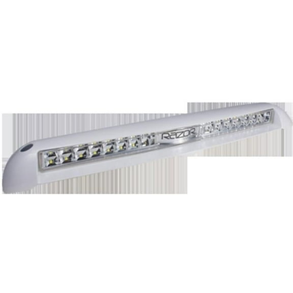 18 in. Flush Mount Flood Pattern Razor Light Bar, White