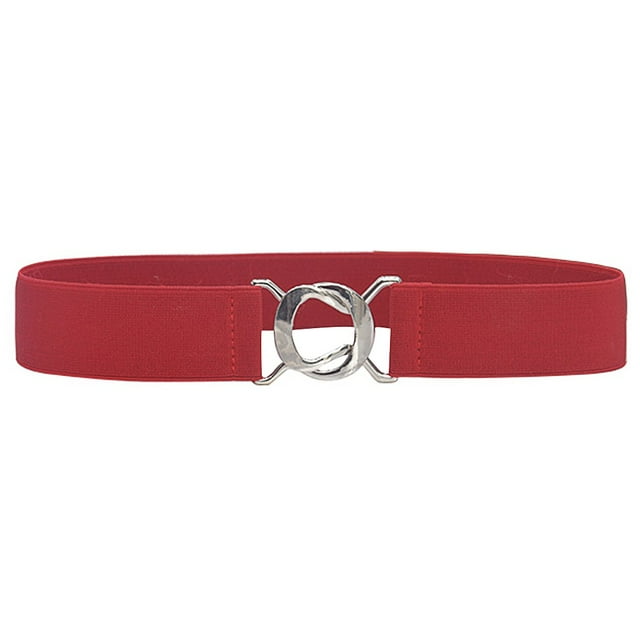 Beshee Ceintures pour Femmes Mode Femmes Dames Ceinture en Cuir Rétro Ceinture de Taille Ceinture Grand Élastique Simple Ceinture pour Femmes Rouge 68X1X4