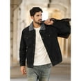 thumbnail image 6 of TACVASEN Men's Corduroy Jackets Sherpa Lined Winter Coats Thermal Warm Thick Fleece Jacket Casual Snap Button Lapel Collar Trucker Cargo Jackets with 5 Pockets, 6 of 8
