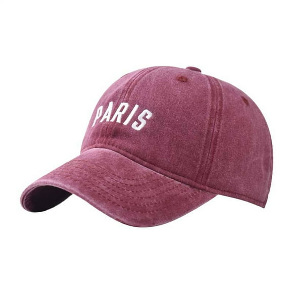DondPO Trucker Hat Alphabet Embroidery Solid Color Duck Hat Personality Outdoor Print Breathable Mesh Hat Baseball Cap Outdoor Cap Clearance!