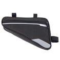 thumbnail image 2 of Bolsa triangular para cuadro de bicicleta, 1,2 l, fibra de poliéster, impermeable, para debajo del tubo superior, para accesorios de ciclismo, color negro, 2 of 14