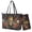 Black-Skull Crown Rose, variant on TSOVTHRID Skull Crown Rose Print Purse for Women Pu Leather Black Shoulder Purse Top Handle Tote Satchels with Wallet Large Capacity Handbag Wallet Set for Shopping Walking