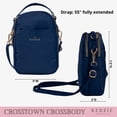 thumbnail image 6 of Kedzie Crosstown Multi-Pocket Crossbody Bag, Navy (Women's), 6 of 7