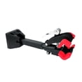 thumbnail image 4 of Colgador de bicicleta ajustable, soporte para bicicleta de carretera, para garaje, cochera, cobertizo interior Negro y rojo, 4 of 8
