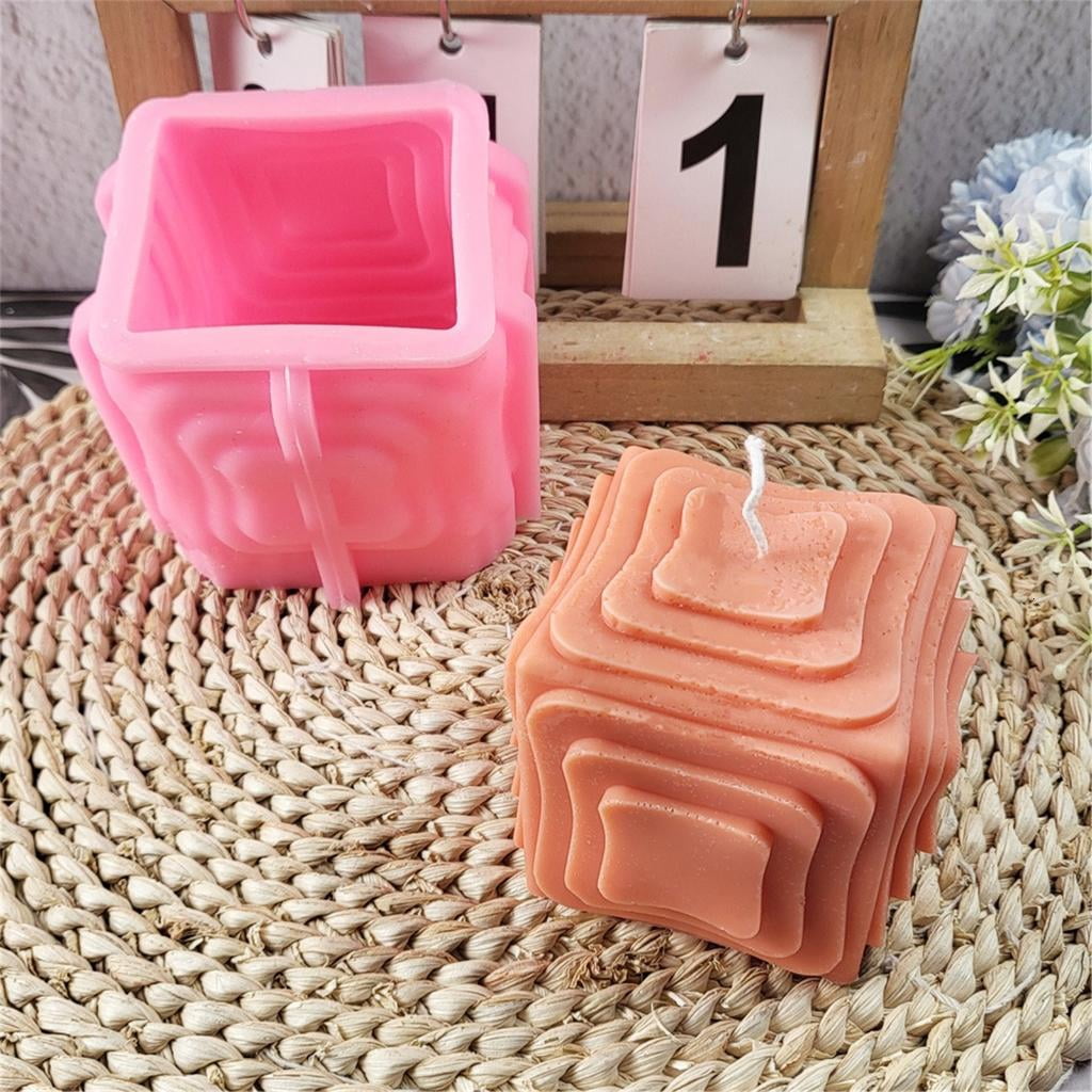 Cube Silicone Mould Candle Molds Handmade Square Epoxy Resin Molds Soap Molds
