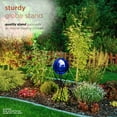 thumbnail image 6 of Alpine Corporation 8" x 24" Metal Gazing Globe Display Stand, Black, 6 of 14